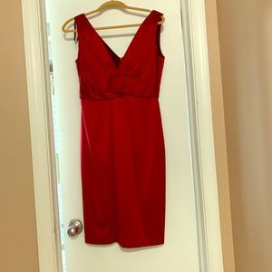 Donna Rico Red Empire waist cocktail dress size 8